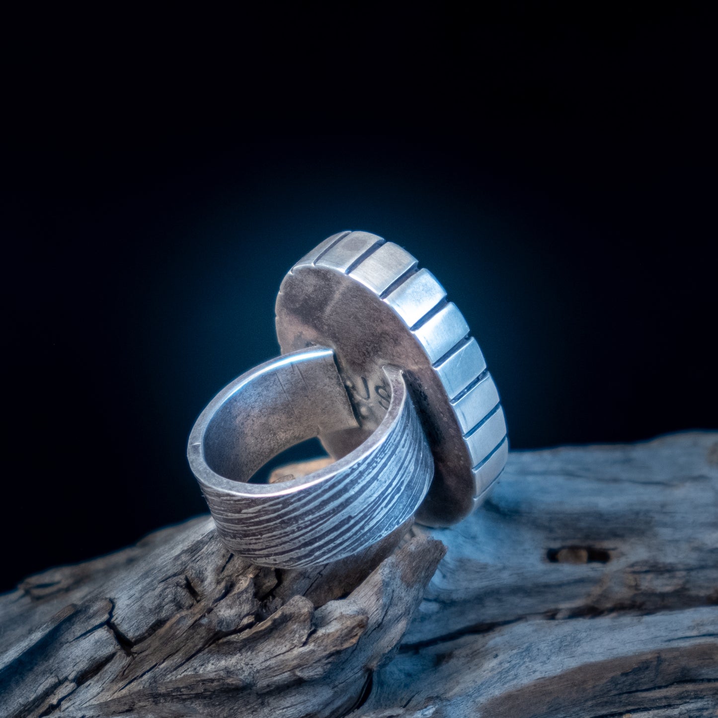Blue Sky, Gary Green Ring - Size 10