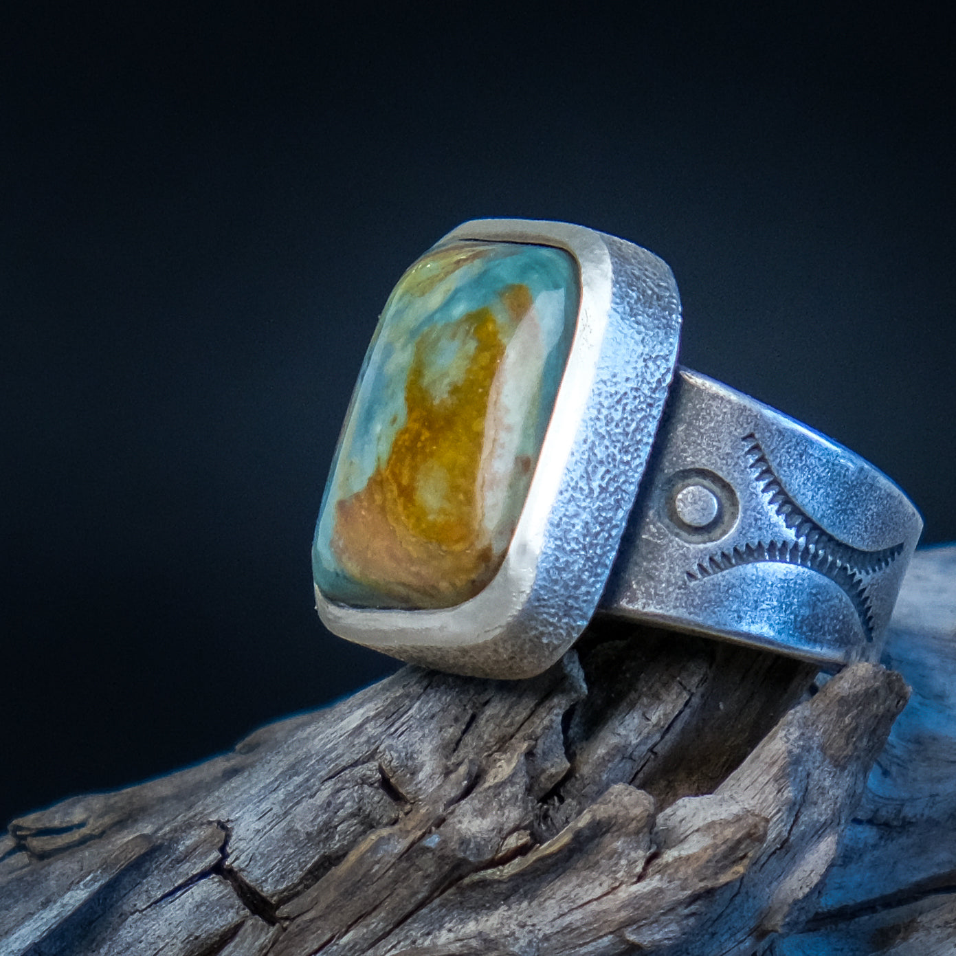 Gary Green Signet ring - size 9.5
