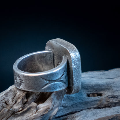 Gary Green Signet ring - size 9.5