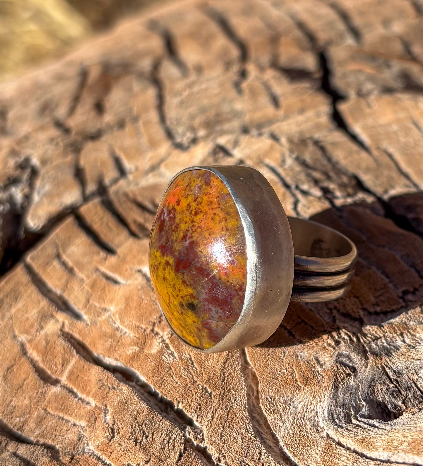 Utah Jasper Ring - Size 7