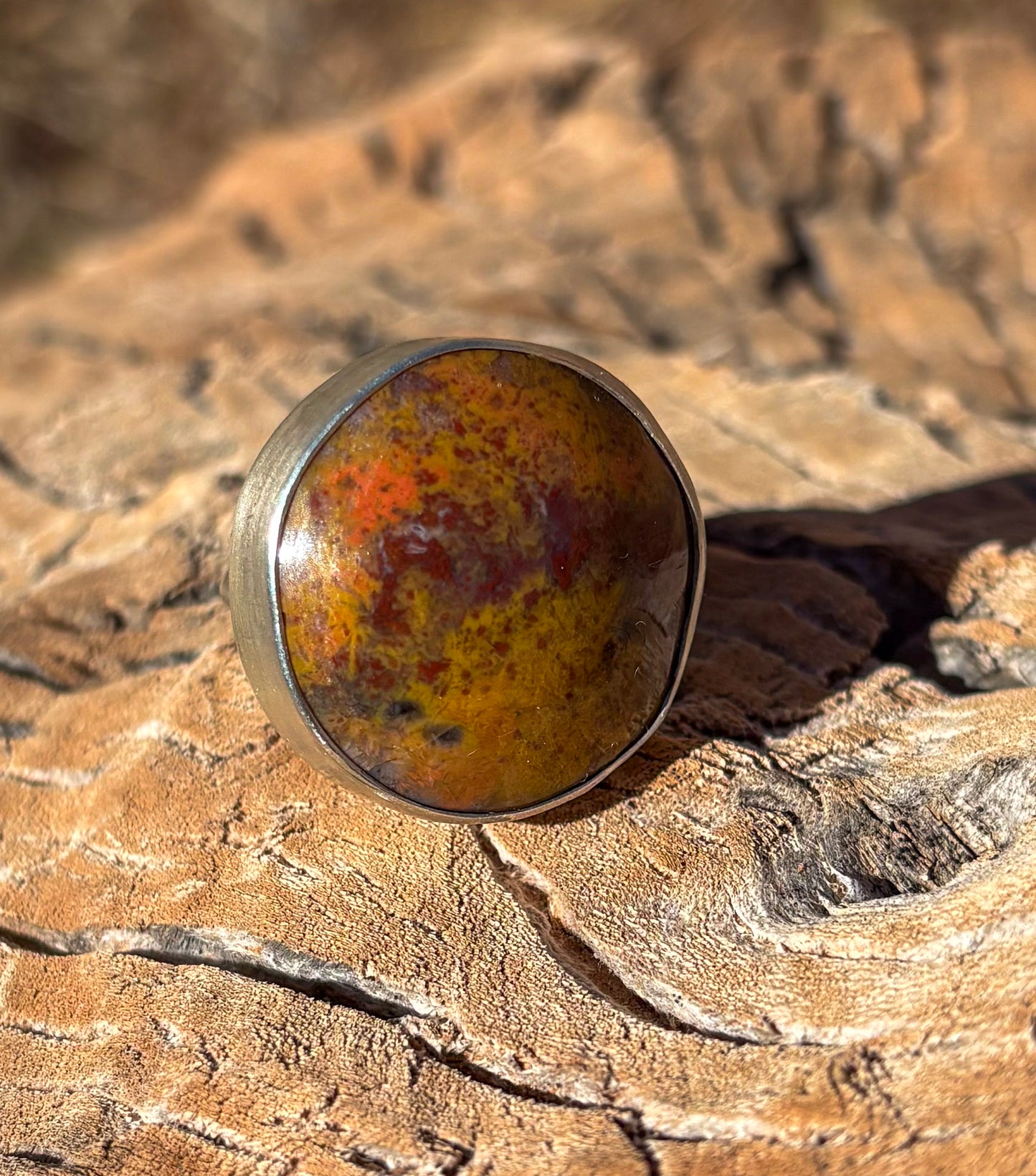 Utah Jasper Ring - Size 7