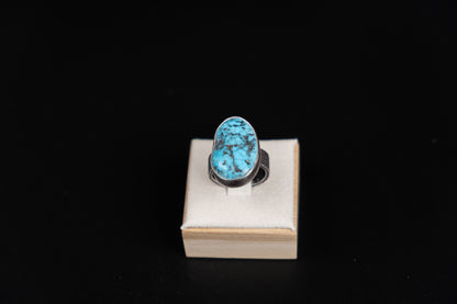 Turquoise Nugget Ring - Size 6.75